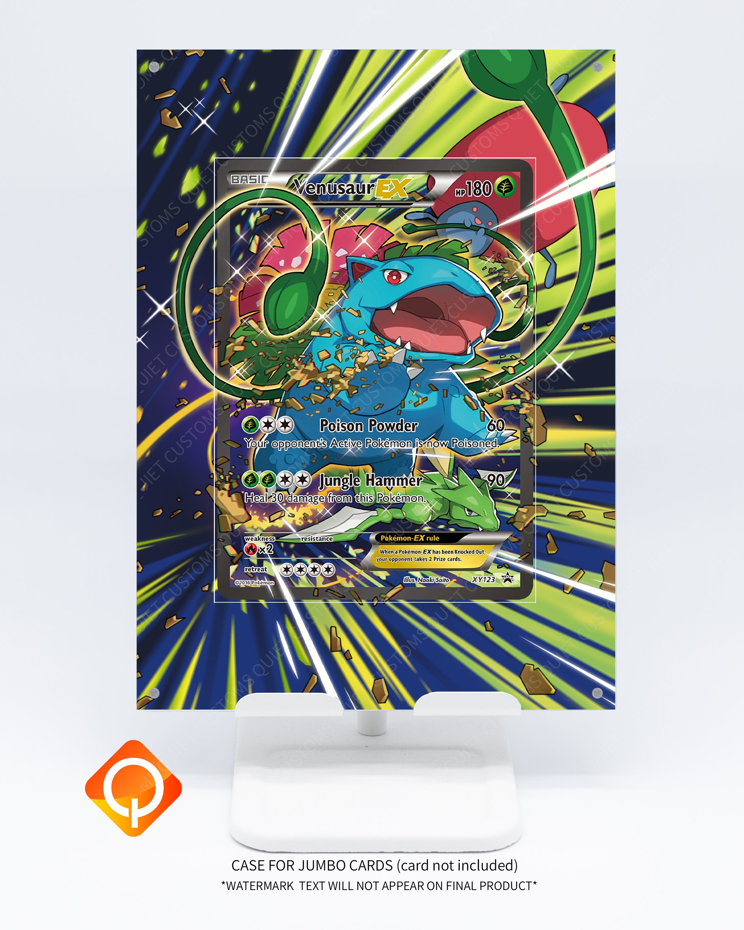 Venusaur XY123 Promo JUMBO Case | Art Guard (Ungraded)