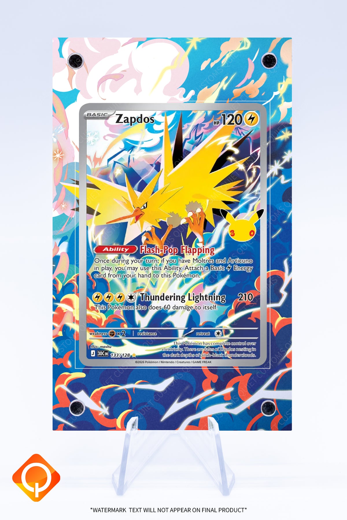 Zapdos 133 128 Case | Art Guard (Ungraded)
