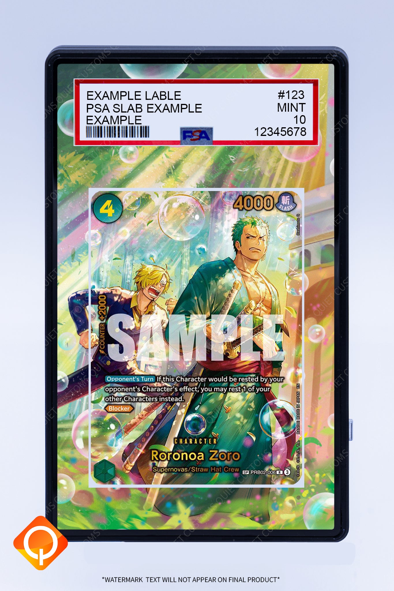 Zoro PRB02-006 (Graded) Case